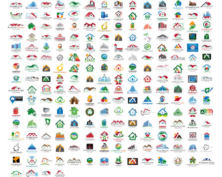 Set of 214 web house icons