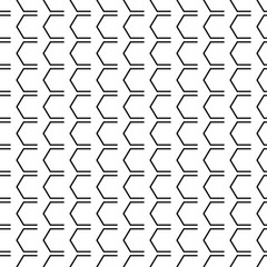 Seamless black and white vector background with abstract geometric shapes. Print. Cloth design, wallpaper.