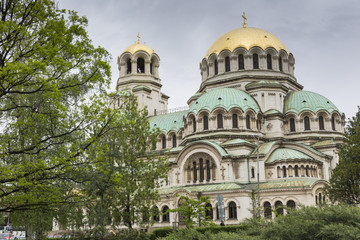 The Alexander Nevsky Cathedral in Sofia, Bulgaria