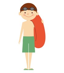 男の子　水着　全身A