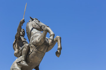 Warrior on a Horse statue 