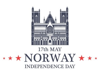 Fototapeta premium Independence Day. Norway