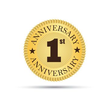 1 year anniversary logo