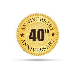 40 years anniversary logo
