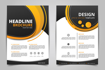 Abstract vector modern flyers brochure / annual report /design templates / stationery with white background in size a4