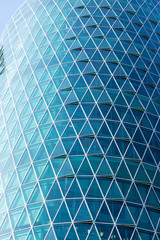 Highrise glass facade