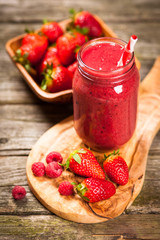 Fresh berry smoothie