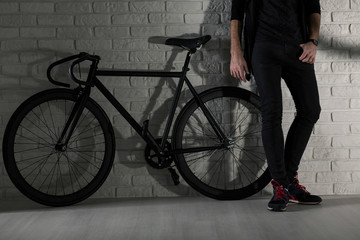 Obraz na płótnie Canvas We've got style: me and my bike