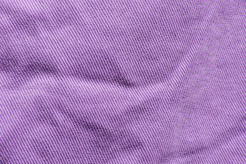 Velvet texture background fabric, denim cotton, Brown jeans text