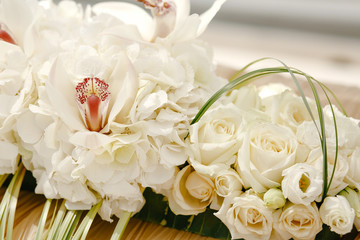 Beautiful luxury wedding bouquet