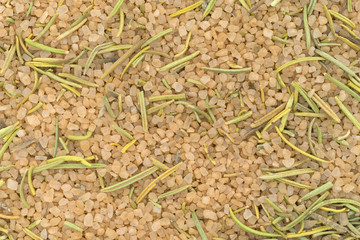 Close view of a simple blend of Tuscan seasoning.