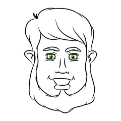 bearded man