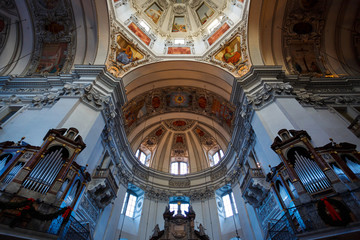 Fototapeta premium Dome of Salzburg Cathedral Church