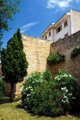 Fototapeta na wymiar Mallorca - Alcudia - Stadtmauer