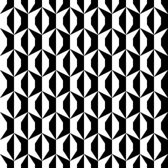 An elegant black and white, vector pattern