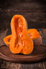 pumpkins on wooden board,healthy food