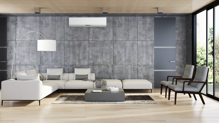 Soggiorno con aria condizionata