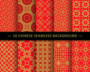 Chinese Seamless Background Pattern Collection 15