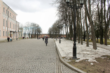 The territory of the Novgorod Kremlin.