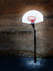 Basketball Hoop Grunge Playground
