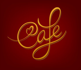 Cafe signboard