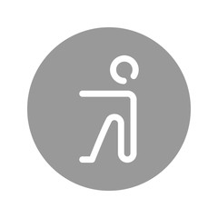 yoga vector icon logo