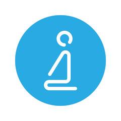 yoga vector icon logo
