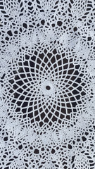 knitted or crochet texture, handmade lacy background