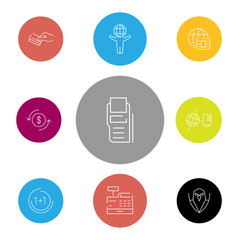 Flat Icon Payment and security