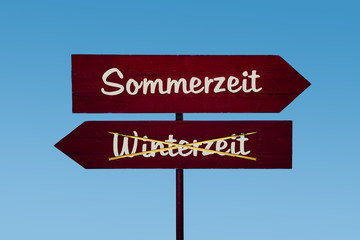 Schild 48 - Sommerzeit