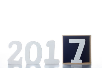 white wood text with different background