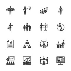 Business Management Icons - Set 1