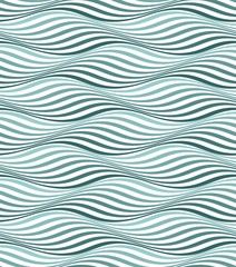 Vector seamless texture. Modern geometric background. The pattern of abstract waves.