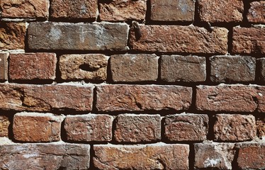 Old brick wall. Vintage background