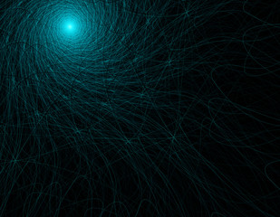 Abstract fractal illustration for creative design