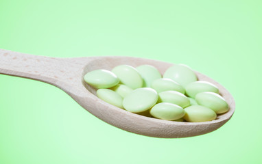 Vitamins in the spoon