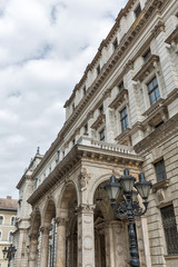 Fototapeta na wymiar Facade of the Budapest Opera building