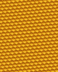 Honeycomb background 3D illustration