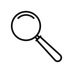 vector magnifier icon