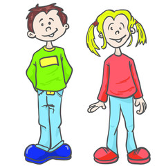 boy and girl