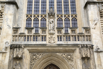 Facade of Abbey, Bath