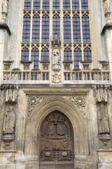 Facade of Abbey, Bath