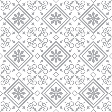 Vector seamless pattern background in grey.