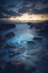 Priests cove cornwall england uk