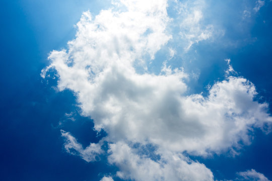 Tropical  Blue Sky Cloud, abstrace cloud Background, skyscape na