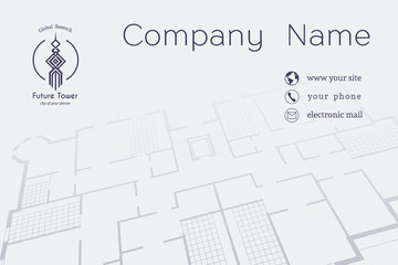 Vector Architectural Business Card