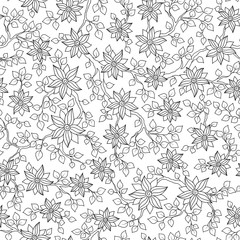 Obraz premium Seamless Pattern for coloring book.