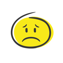 Stick Figure Series Emoticon / Enttäuschung