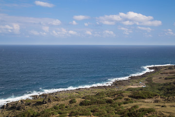 Landscape and coastline in Kenting National Park, South Taiwan