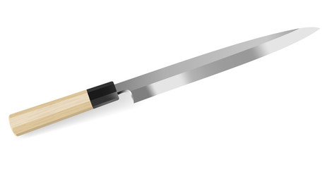 Photorealistic chef knife